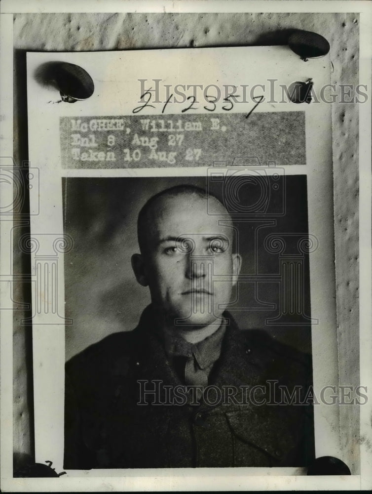 1931 Press Photo US Marine Corps William McGhee in a 1927 photo - nem42780-Historic Images