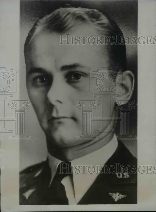 1934 Press Photo Lt Leland McAlister US Army pilot killed in leap from plane PA - Historic Images