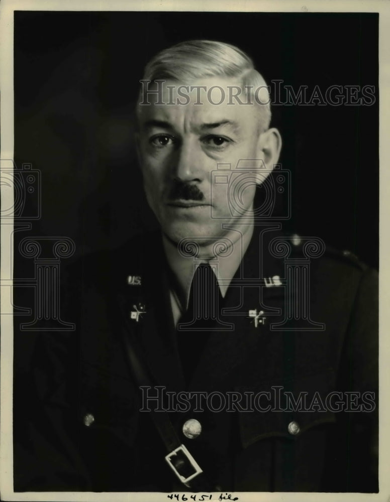 1938 Press Photo US Air Force Staff Lt Colonel Cedric Lewis - nem43497-Historic Images