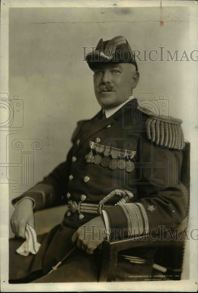 1927 Portrait of Admiral Julian Latimer - Historic Images