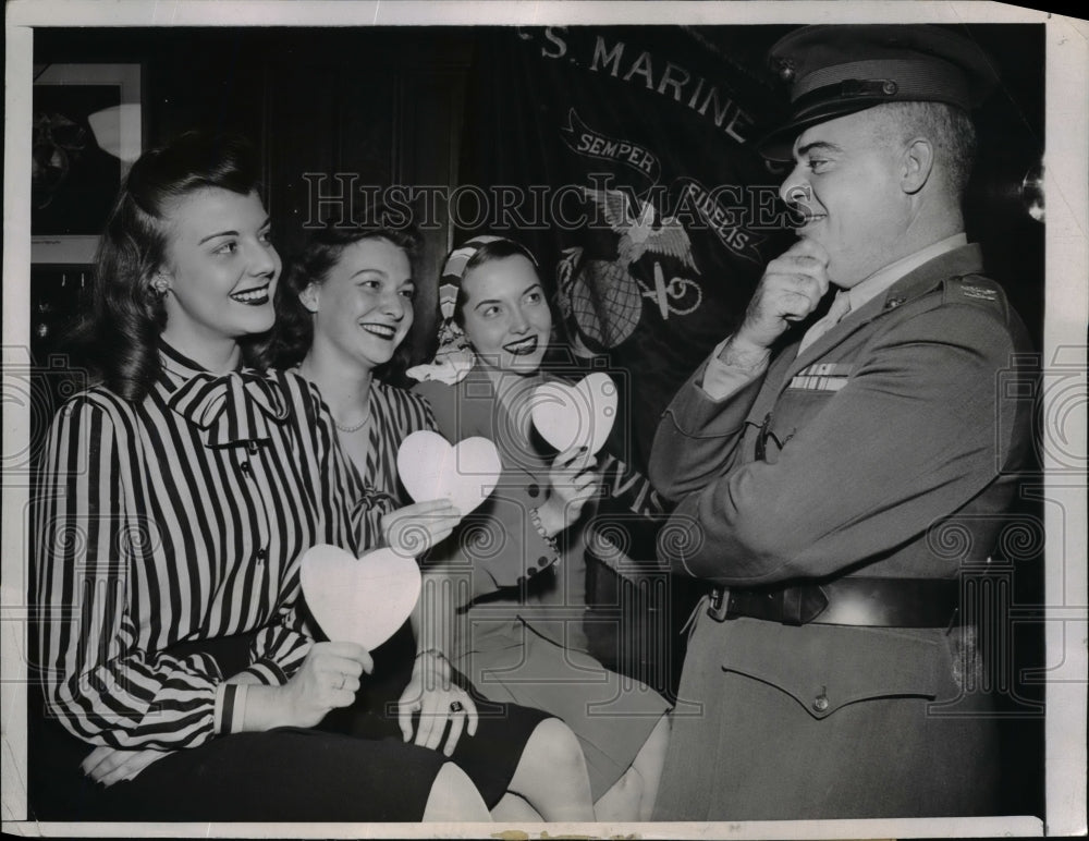 1945 Sweetheart of the Marines Contest, Chicago - Historic Images