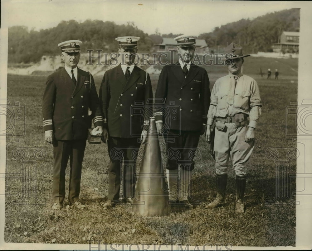 1927 Press Photo US Military Officers in Charge at State Qualification Meet - Historic Images