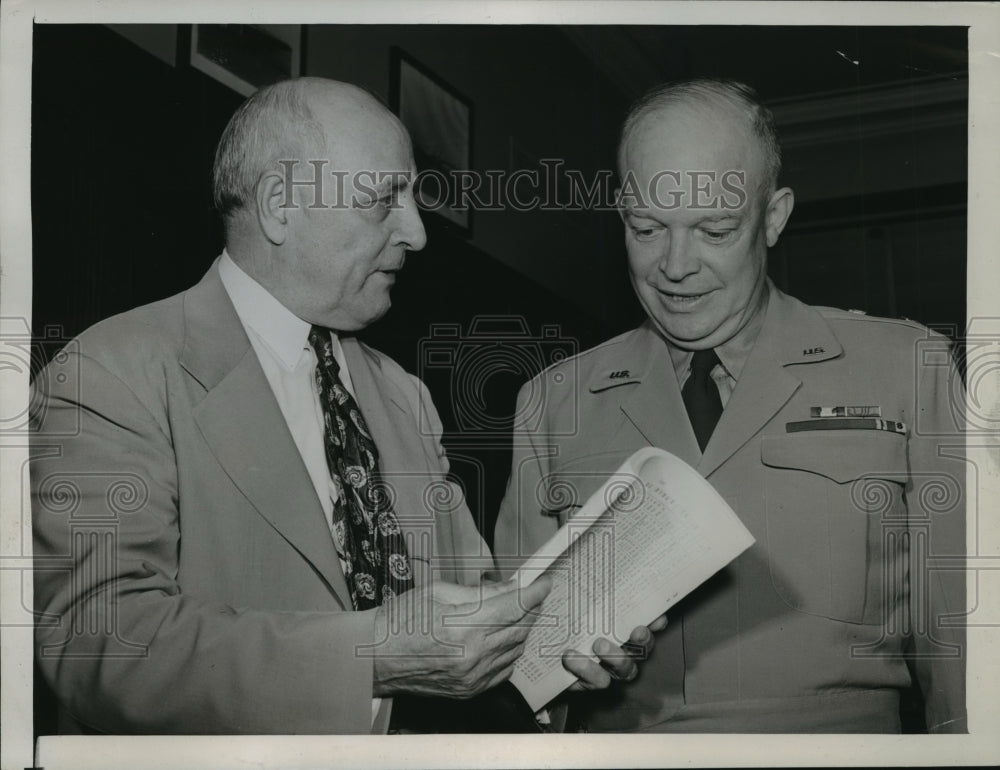 1946 Dwight Eisenhower testifies before House Military Committee - Historic Images