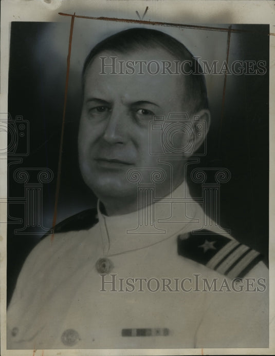 1940 Capt Chandler Parker commander of Alaska sector - Historic Images