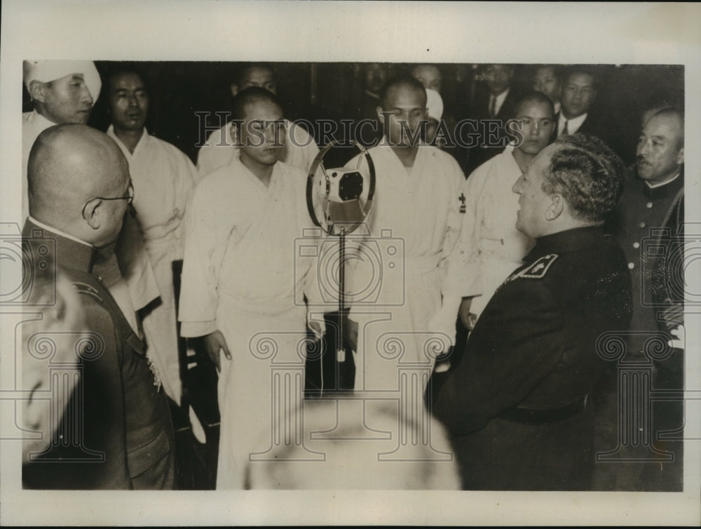 1938 Press Photo Marquis Paulucci leader of good will mission to Japan speaks-Historic Images