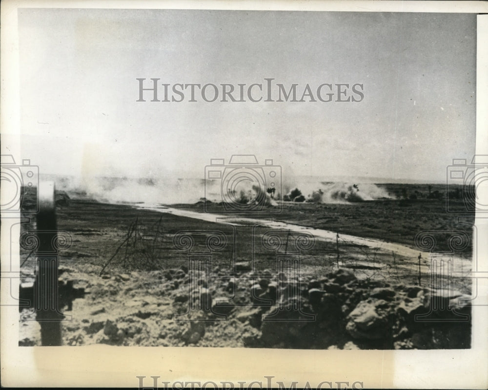 1943 The British Allied Soldiers attack on Mareth Line - Historic Images