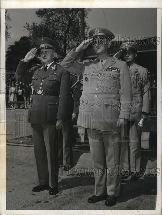 1943 Brazilian National Anthem played by the Fort Jay Band - Historic Images
