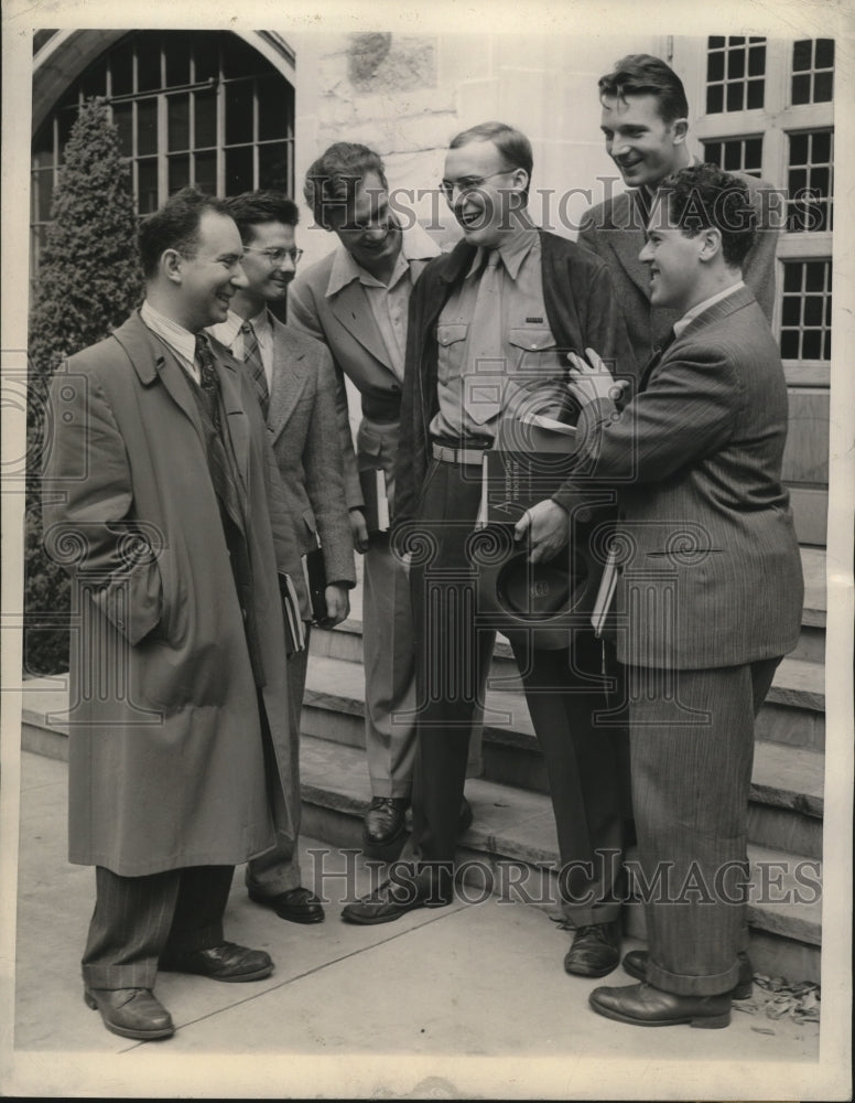 1943 Press Photo World War II Veterans return to School at Northwestern Univ-Historic Images