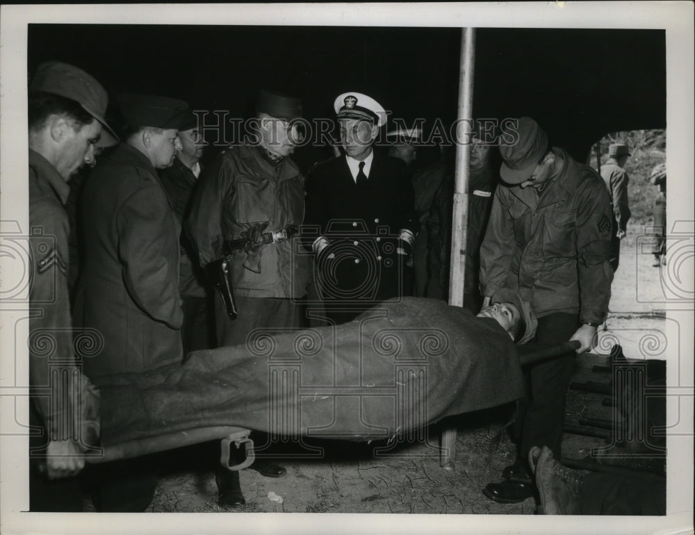 1953 Press Photo Military Officers at &quot;Operation Little Switch&quot; dress rehearsal - Historic Images