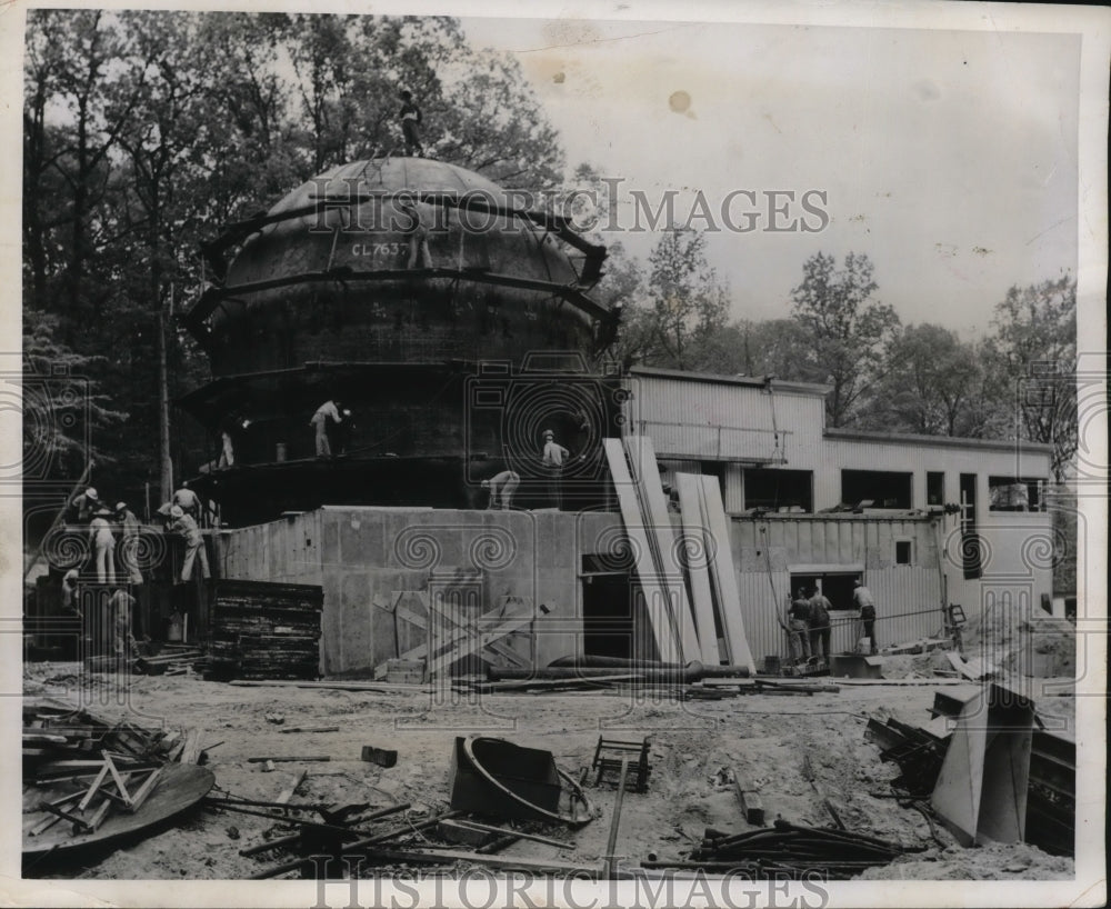 1956 Press Photo Atomic Generating Plant built by Alco Products Incorporated - Historic Images