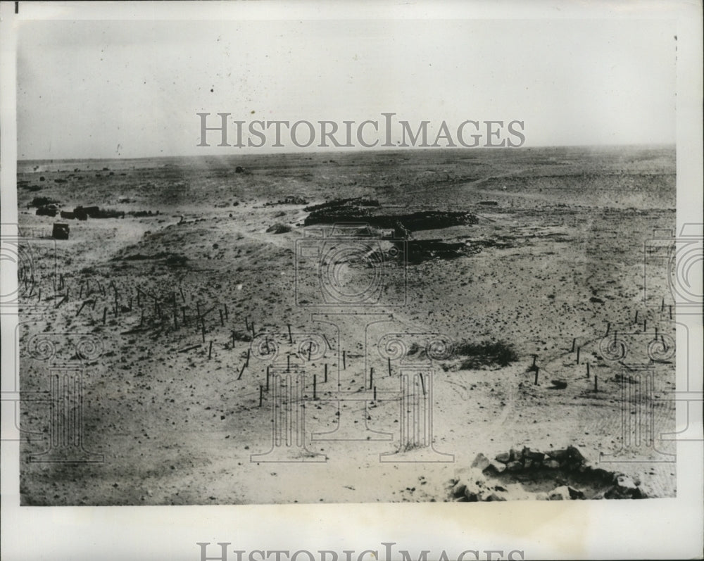 1941 Italian Defenses outside of Bardia at Fortified Libyan Seaport - Historic Images
