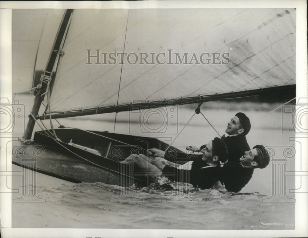 1941 R.A.A.F. Trainees in Victoria Ride 12-Ft Skiffs in Spare Time - Historic Images