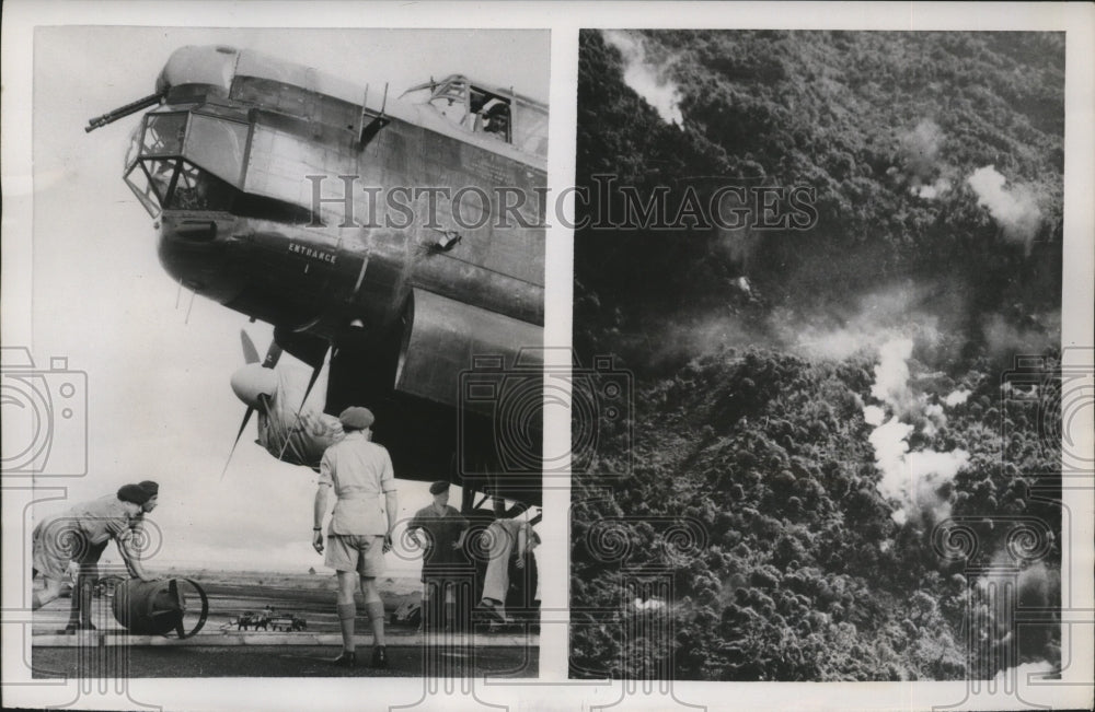 1953 Lincoln Bombers in action against terrorist in Nairobi Kenya - Historic Images