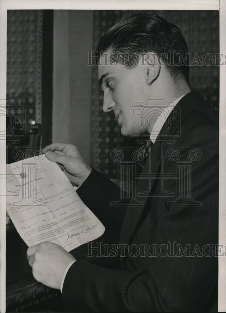 1941 Press Photo Billy Ranleri, who was held 13 days by kidnappers-Historic Images