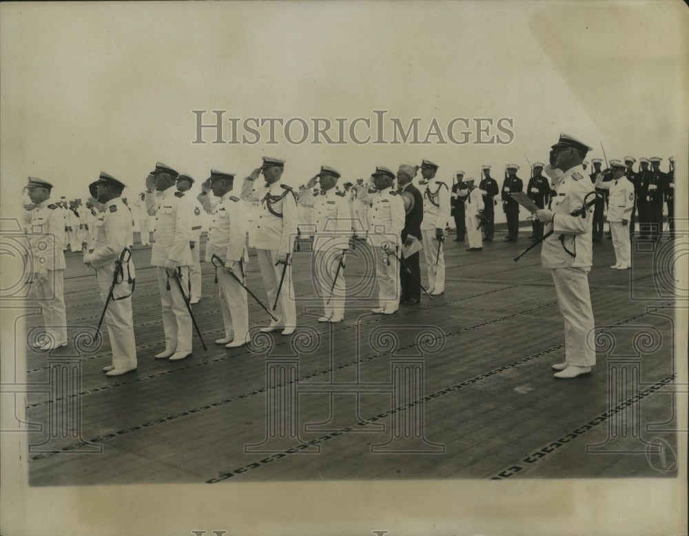 1934 Press Photo U.S.S Ranger added to the NAvy Sea Forces at Norfolk Va.-Historic Images