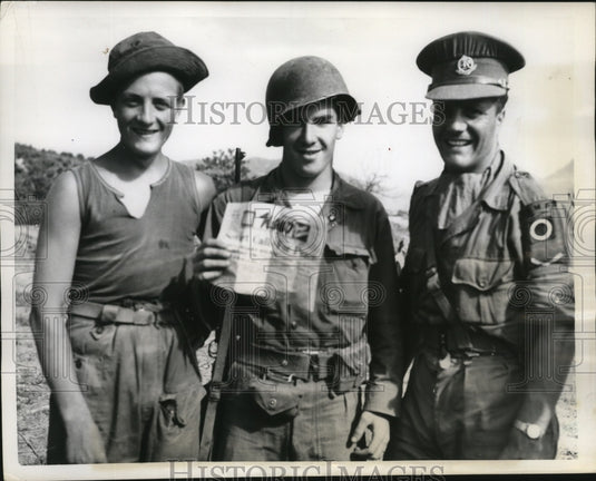 1951 Jo Fischer, Walter Loftus, Eston Are United Nation Boys - Historic Images