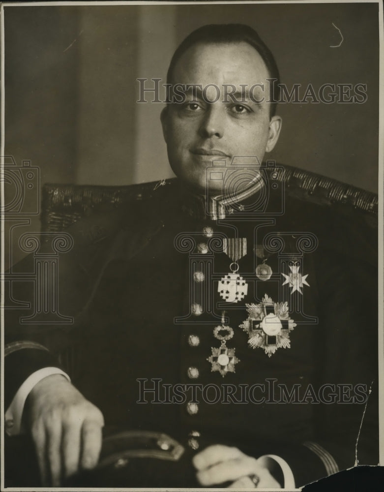 1927 Press Photo Senor Cavatano De Quesada, Cuban war veteran representative - Historic Images