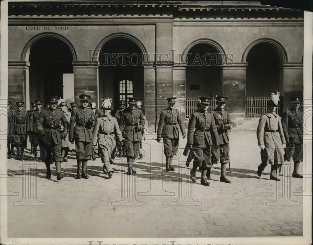 1928 Sandhurst Officers view Paris during British Cadets Tour-Historic Images