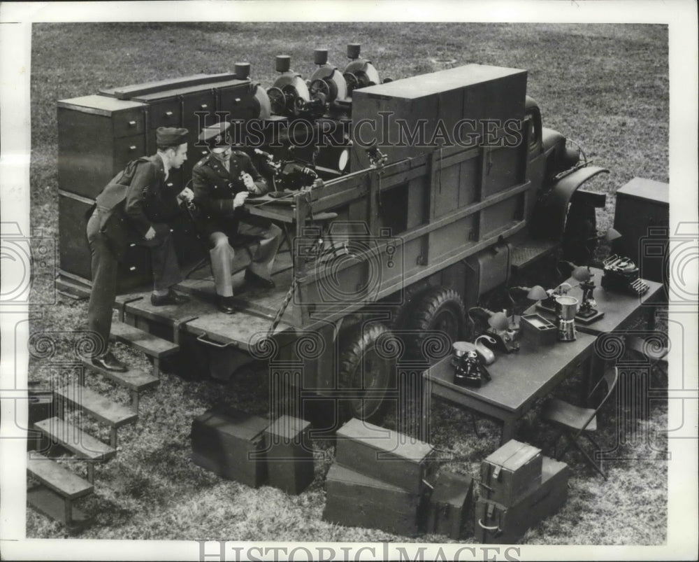 1942 Mobile Optical Shop commanded by Captain J.R. Harrison - Historic Images