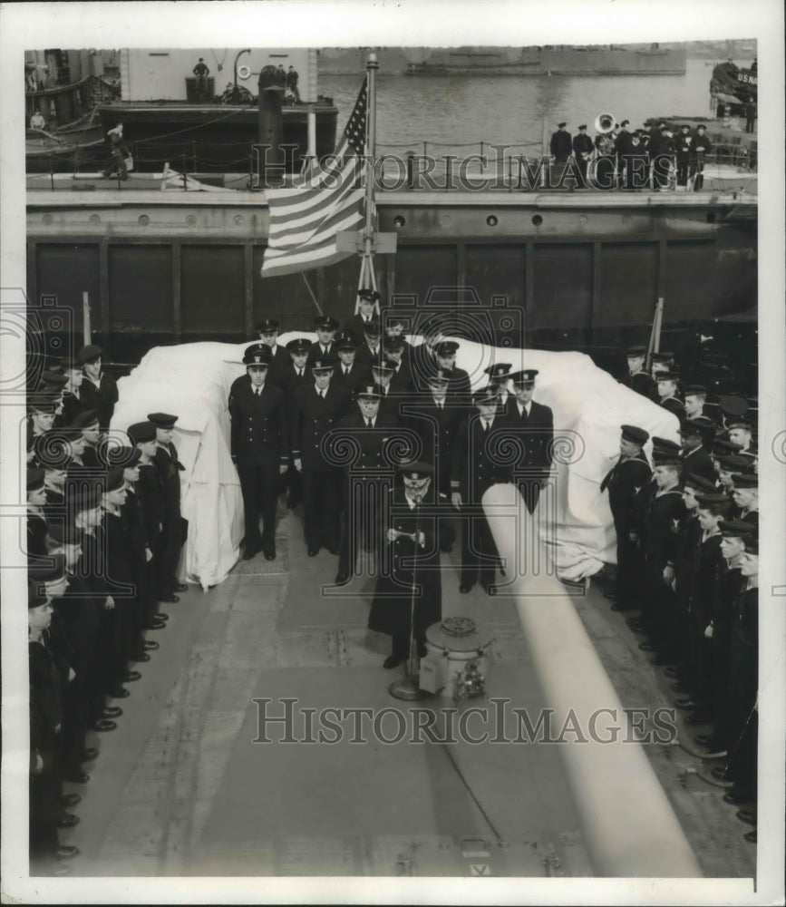 1942 Rear Adm Edward J Marquart of 3rd Naval District - Historic Images