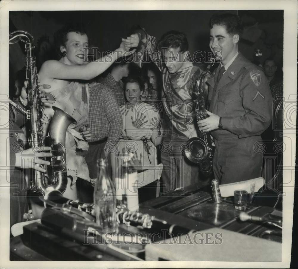 1953 American Soldiers in West Berlin Annual Zinnober 1953 Festival-Historic Images