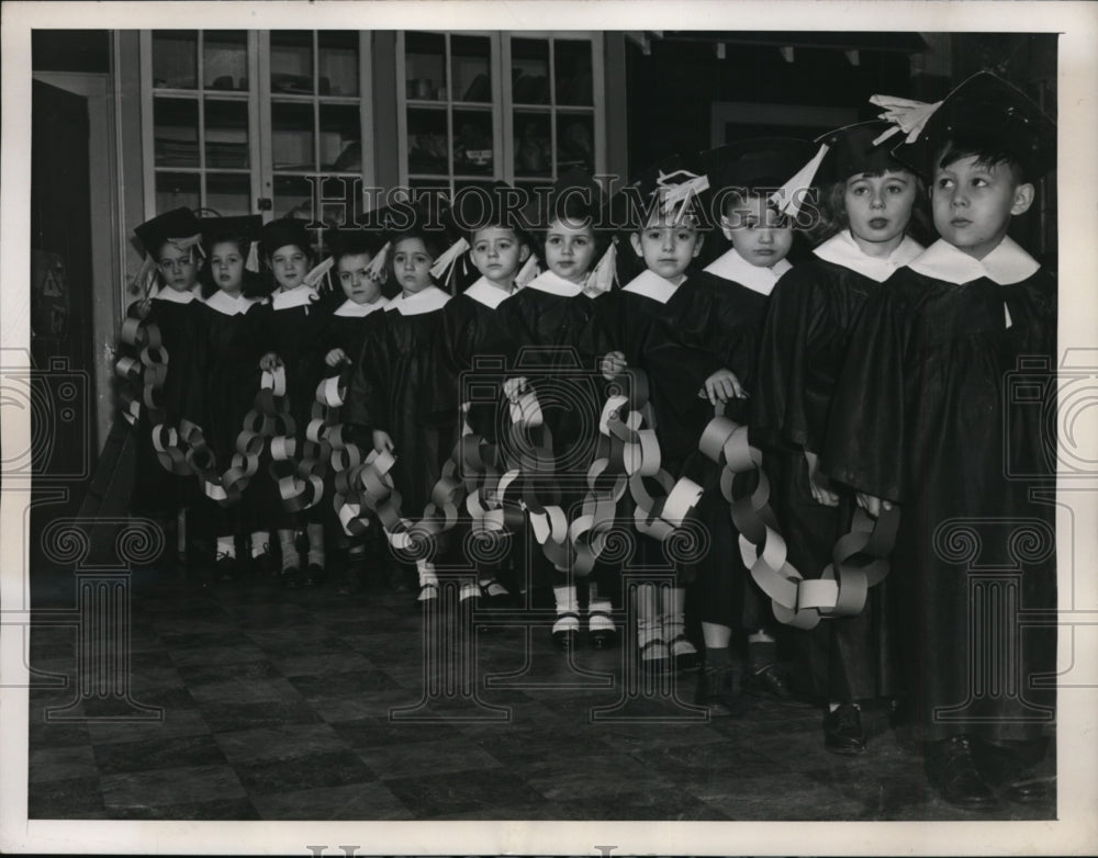 1946 Press Photo New York Children&#39;s Aid Society&#39;s pre-school group NYC.-Historic Images