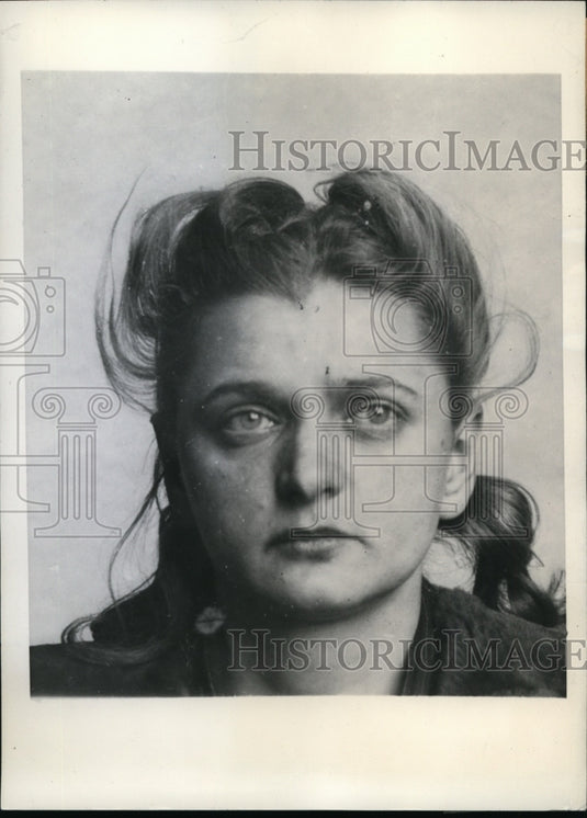 1946 Press Photo New York Catherine Grider & husband arrested for robbery in NYC - Historic Images