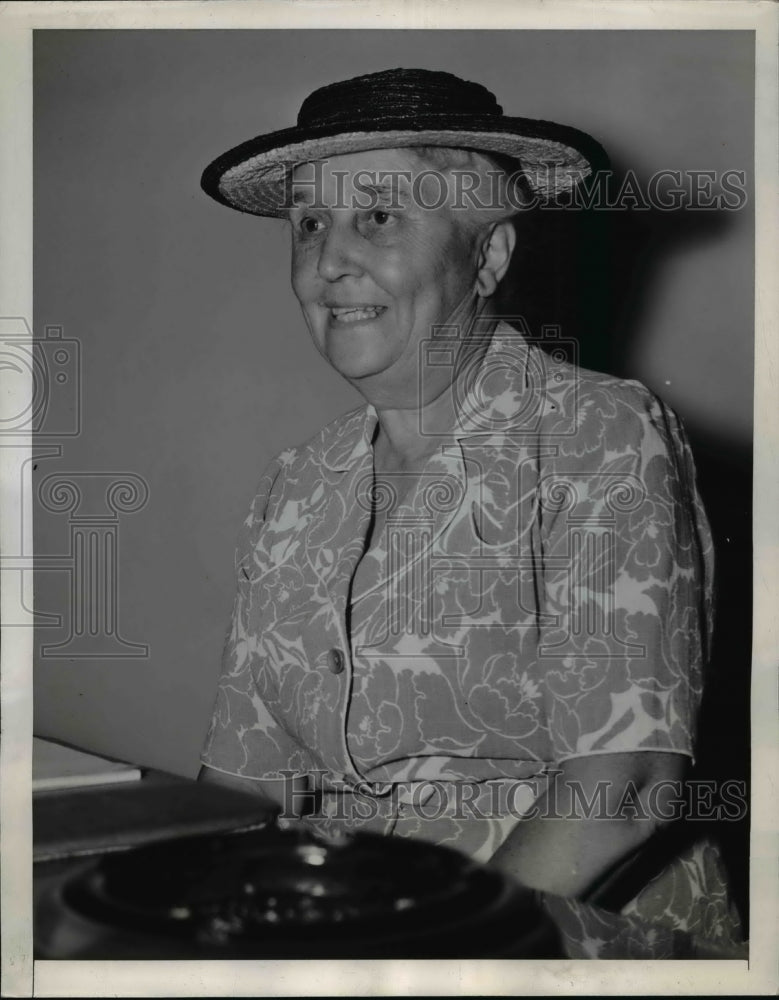 1944 Press Photo New York Countess Carlo Sforza will join husband in Italy NYC - Historic Images