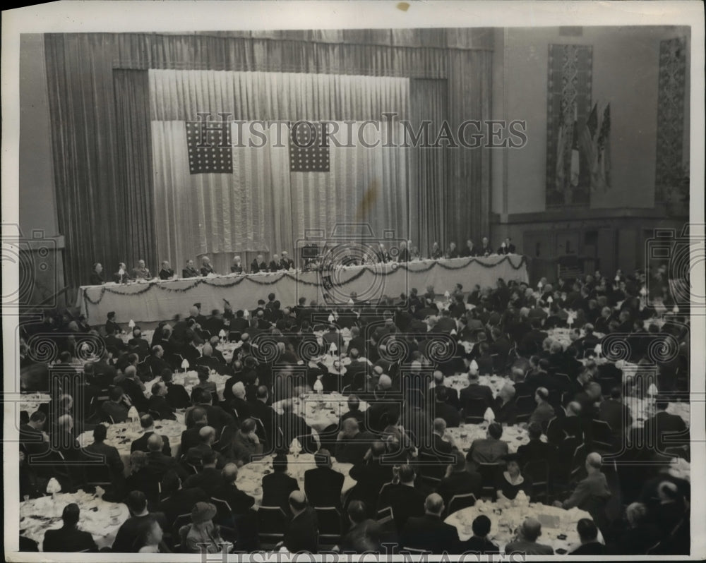 1939 Press Photo New York general view of the Associated Press luncheon NYC - Historic Images