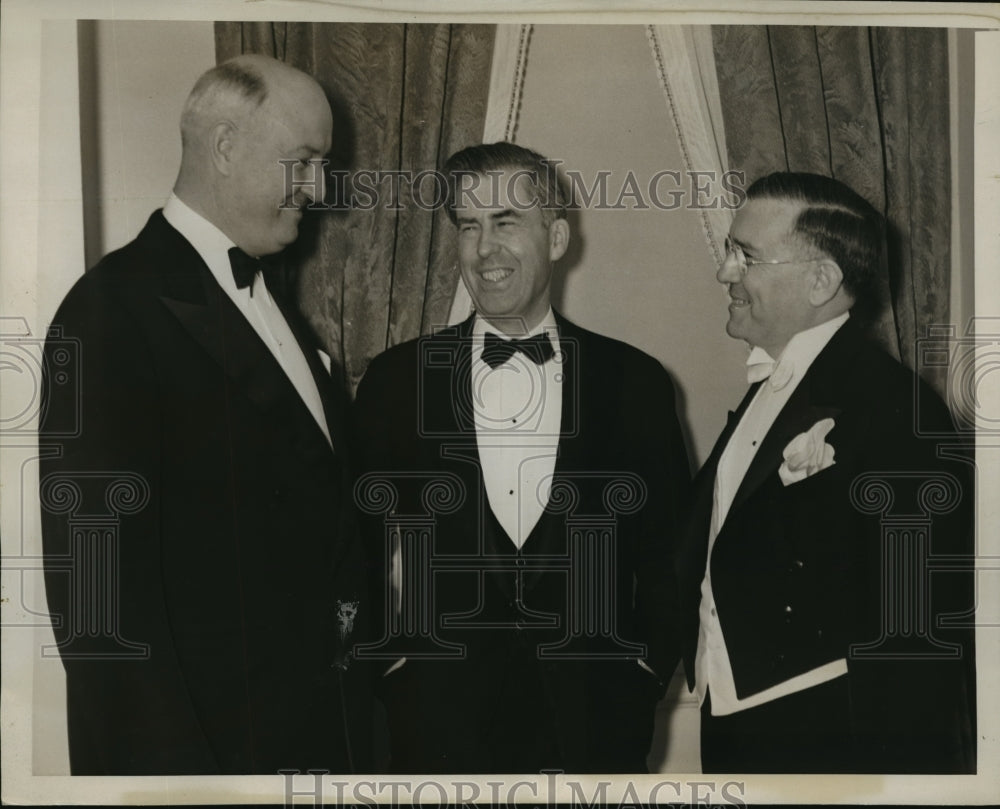 1939 Press Photo New York Postmaster General James A Farley attends banquet NYC - Historic Images