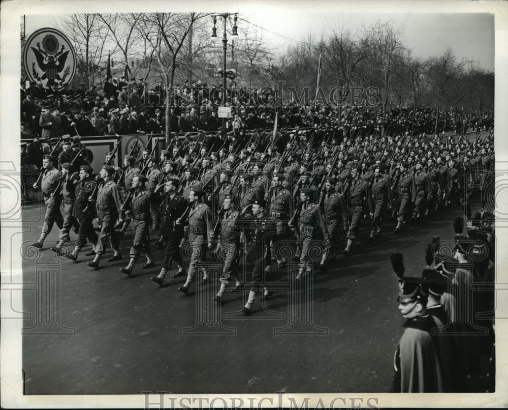 1942 Press Photo New York NY Guard march in Army Day Parade NYC - neny05880-Historic Images