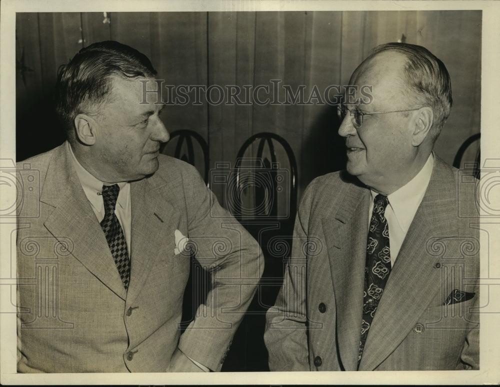 1943 Press Photo New York Wollmar Bostrom attends Birthday Luncheon NYC - Historic Images