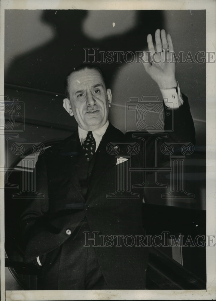 1939 Press Photo New York Prince Don Ascanio Colonna arrives in New York NYC - Historic Images