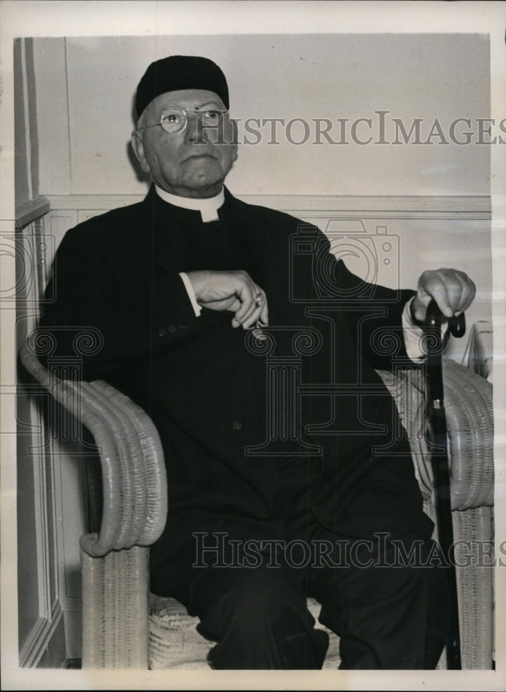 1939 Press Photo New York William Cardinal OConnell Archbishop of Boston NYC - Historic Images