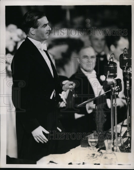 1939 New York Eden Addresses Manufacturers Convention NYC - Historic Images