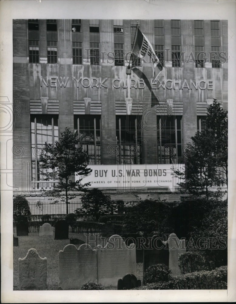 1943 New York N.Y. Curb Exchange Building NYC  - Historic Images