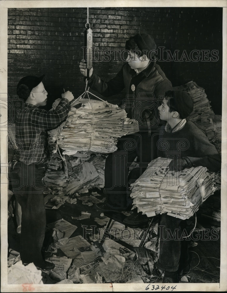 1941 New York Louis Faochin, Dominick Mannino, Billy Gablin NYC-Historic Images