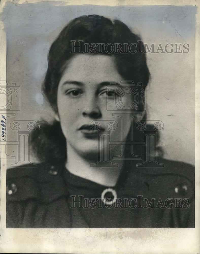 1943 Press Photo New York Alice Spitz, charged with buying Husband NYC ...