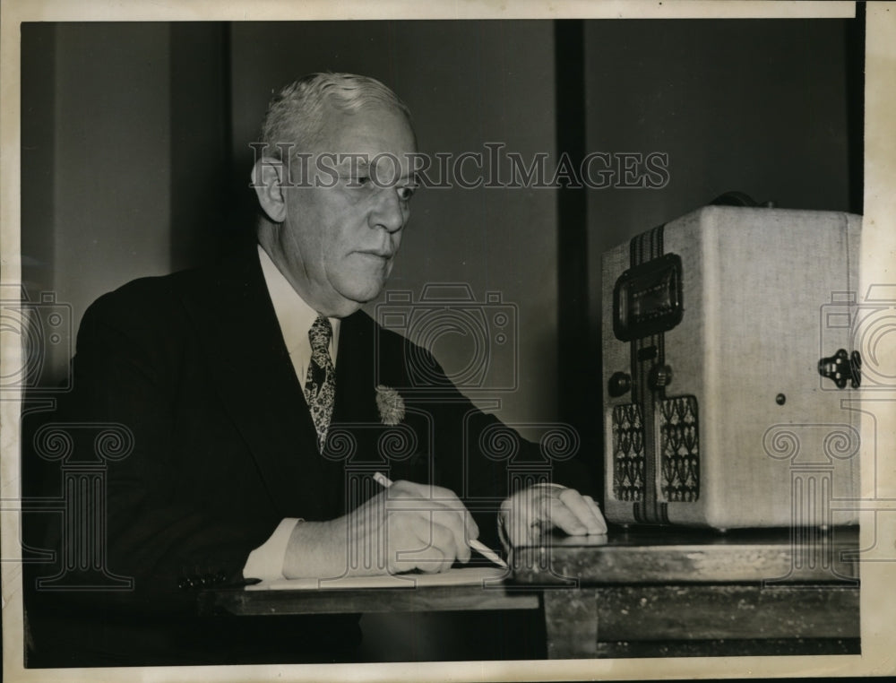 1943 Press Photo New York Lt Gen Will Haskell, Dem. Candidate for Lt Gov NYC-Historic Images