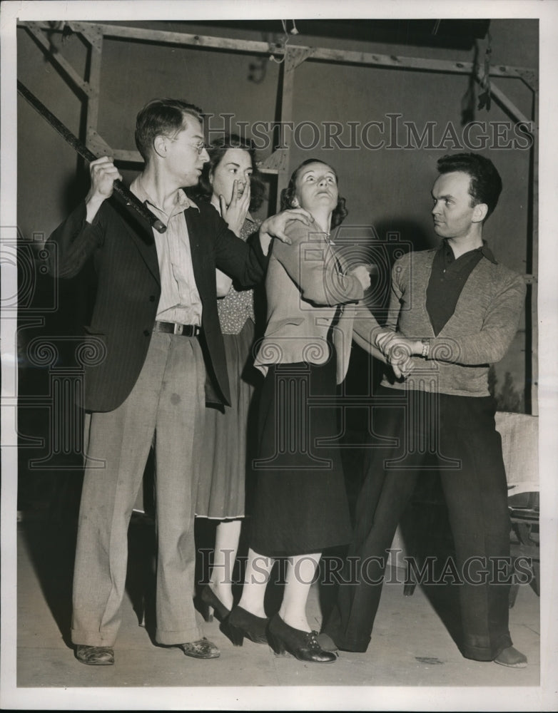 1939 Press Photo New York Antioch College students Greenwich Village NYC-Historic Images