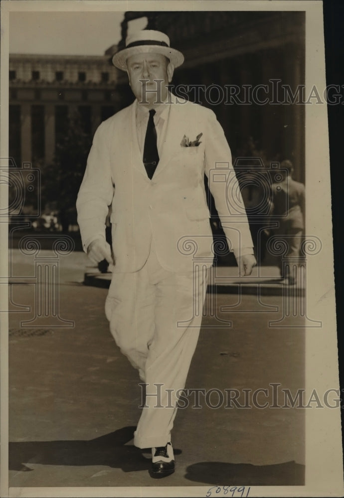 1939 Press Photo New York Ambrose W Benkert at trail of William Buckner NYC - Historic Images