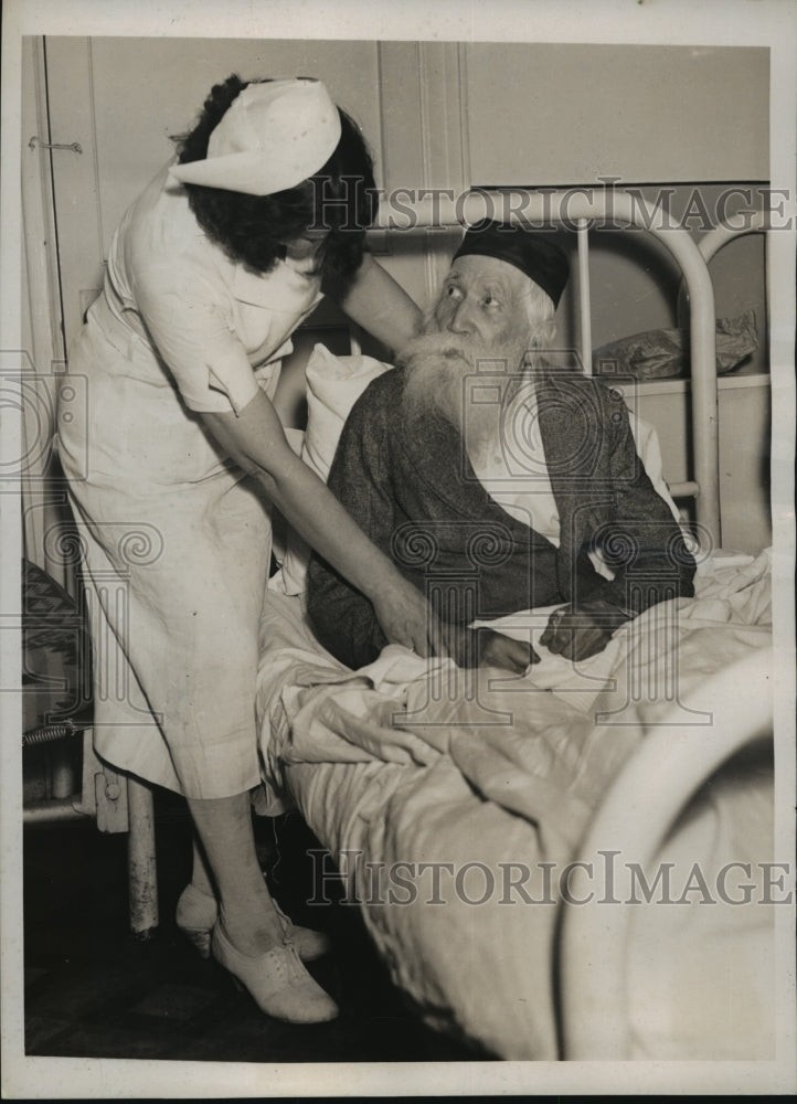 1938 Press Photo New York Abraham Wishkowsky age maybe 121 to wed NYC-Historic Images