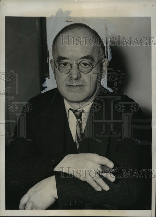 1938 Press Photo New York Ambruster Made Charges Against McKesson & Robbins NYC-Historic Images