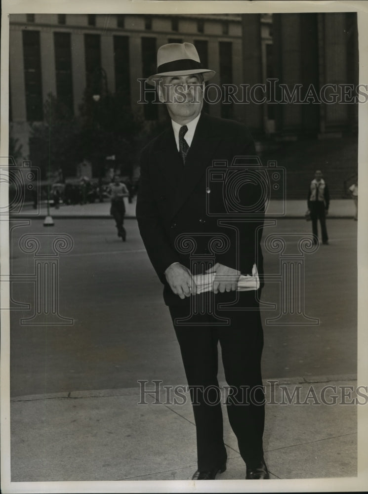 1938 Press Photo New York Name appeared on check NYC - Historic Images