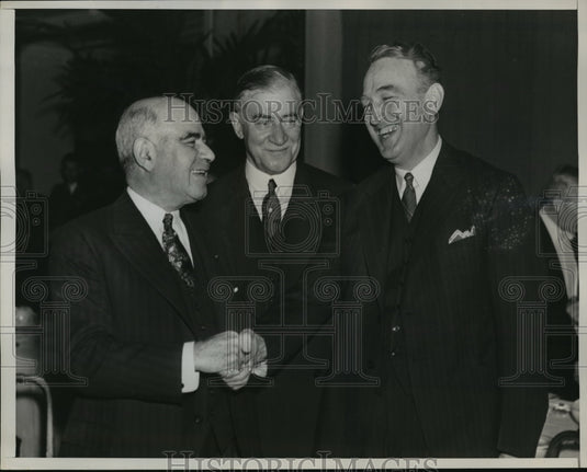 1938 Press Photo New York Government Officials share a laugh NYC - neny09512-Historic Images