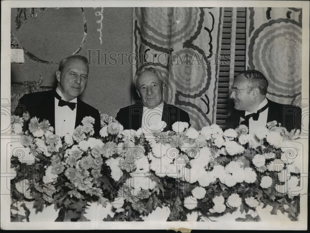 1938 Press Photo New York Aluminum Association Anniversary Dinner NYC - Historic Images