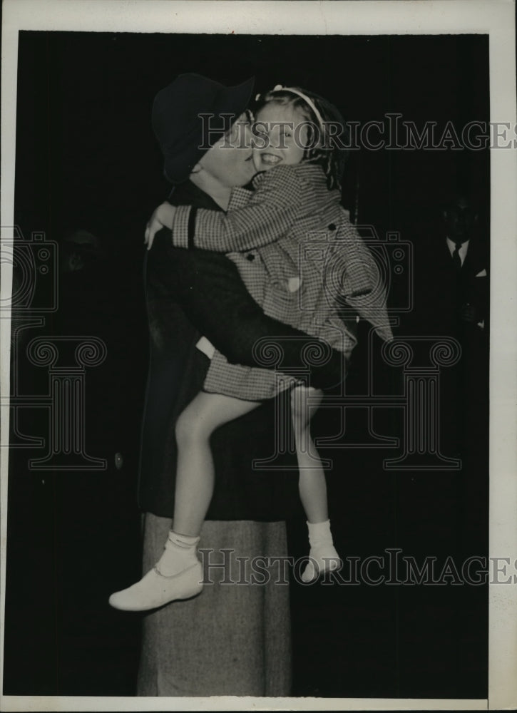 1935 Press Photo New York Ms.Ann Ellmer Rescued passenger of Morgan Liner NYC - Historic Images