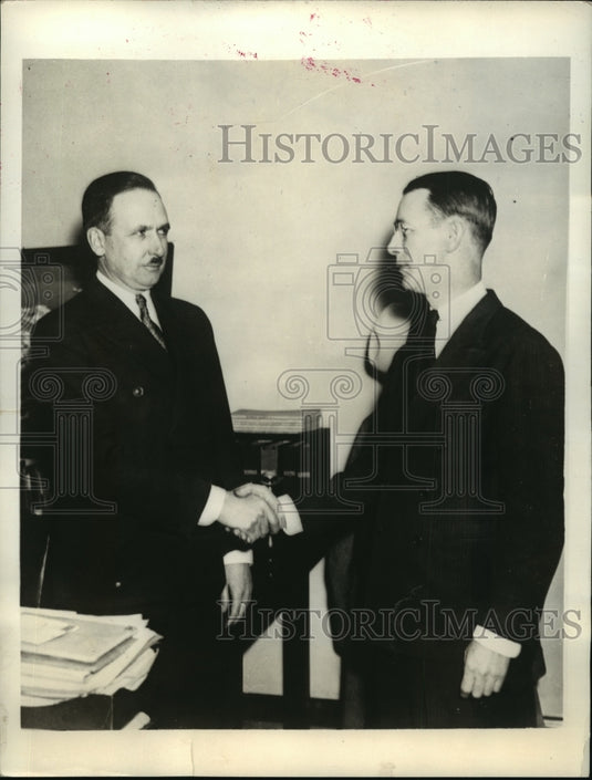 1935 Press Photo New York Pennsylvania Prison expert takes New York post NYC - Historic Images