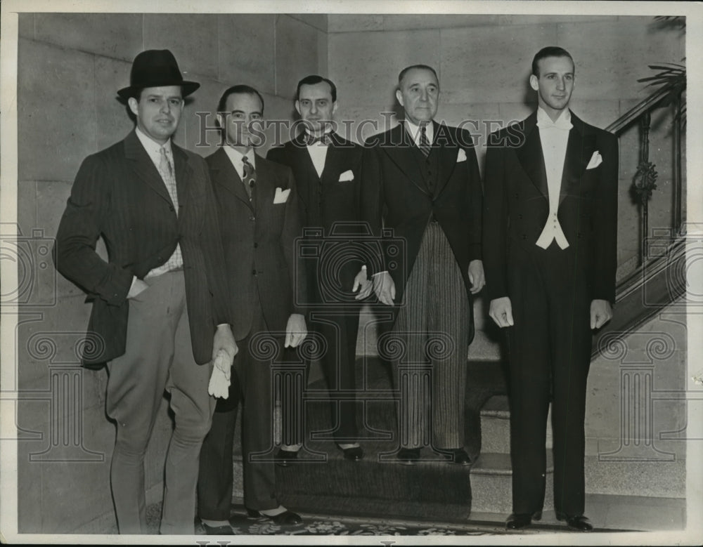 1938 Press Photo New York Custom Cutters Club Annual Mens Show NYC - neny11141-Historic Images