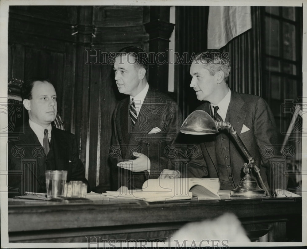 1938 Press Photo New York Maiden meeting of new City Council in  NYC - Historic Images